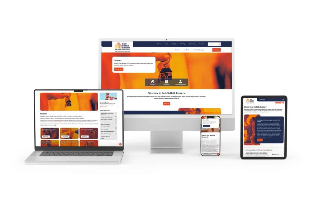 Safe Suffolk Renters — Website Design in Norfolk and Suffolk