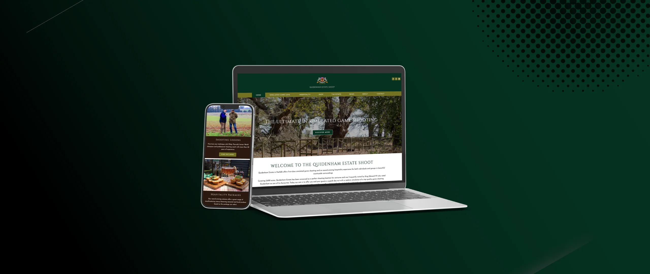 Quidenham Estate Shoot — Website Design in Norfolk and Suffolk